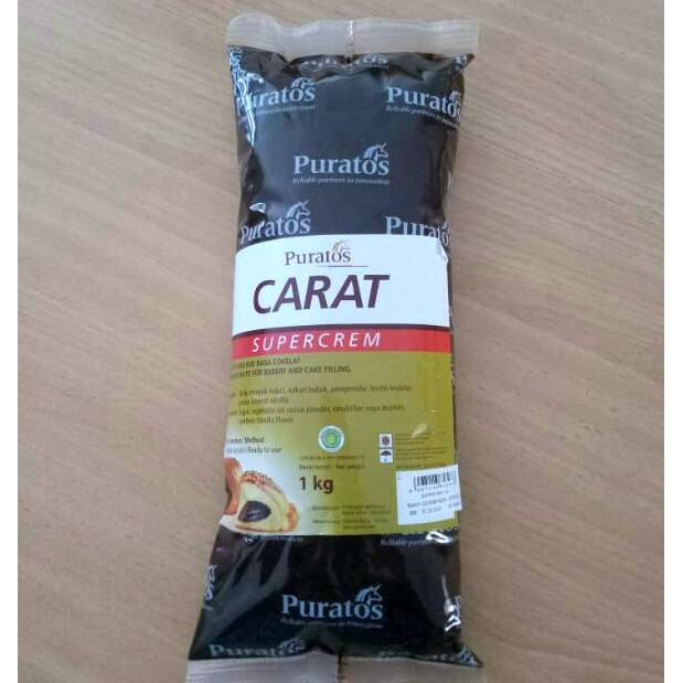 

Puratos Carat Supercrem Chocolate 1 Kg - Topping Filling Selai Coklat