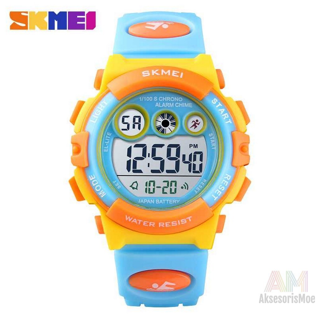 Jam Tangan Sport Anak Laki-laki Dual Mode Water Resistant