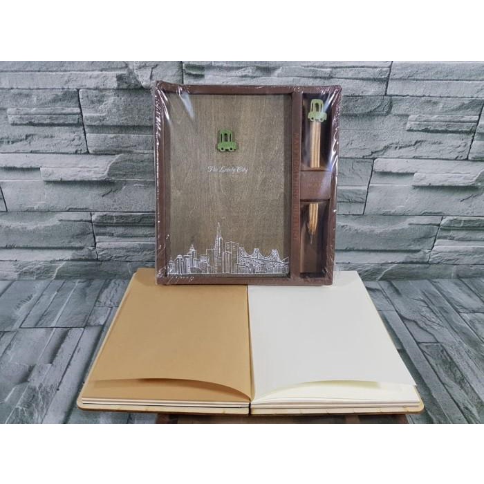 

Wooden Notebook - uk 13.5 x 19 cm