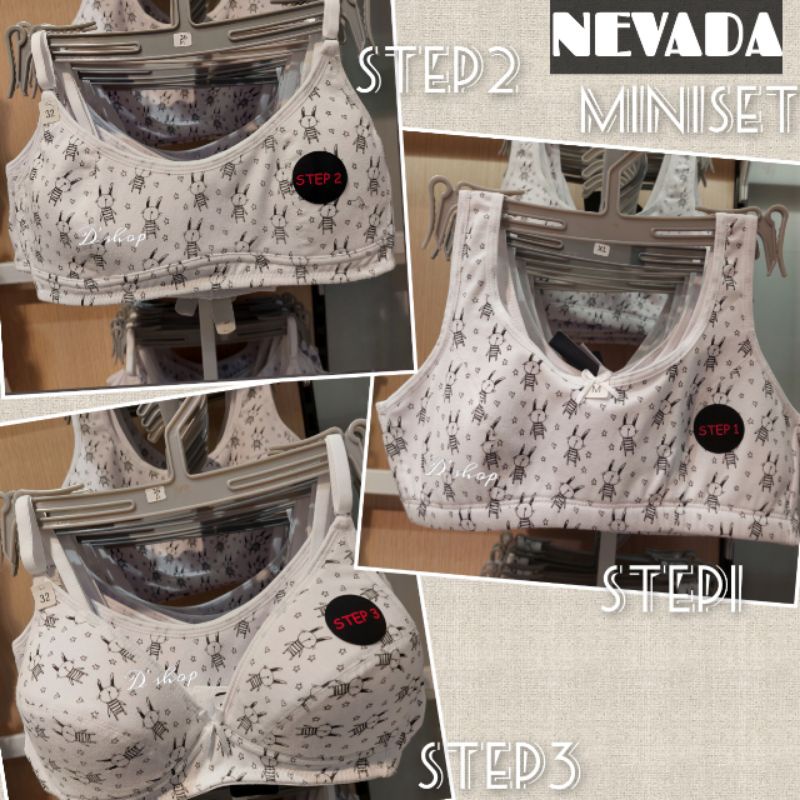 Miniset Anak Perempuan Step 1,3 Putih NEVADA By Matahari Dept Store