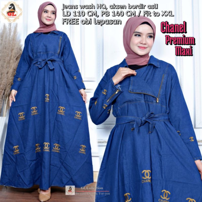 GAMIS CHANEL PREMIUM MAXI BY GL COLLECTION