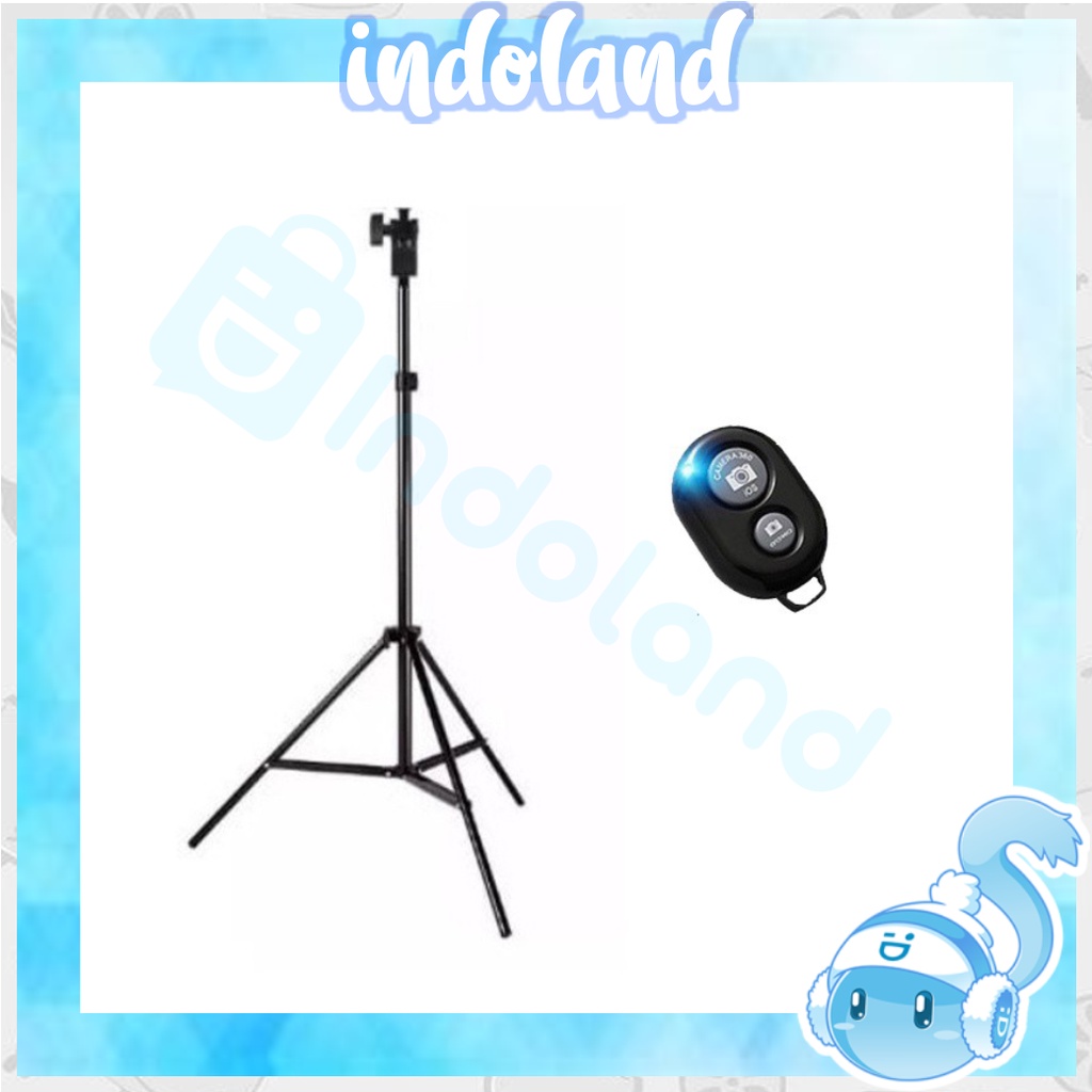 ☀INDOLAND☀ R224 Tripod &amp; Remot Bluetooth Sparepart Ringlight Part Bagian