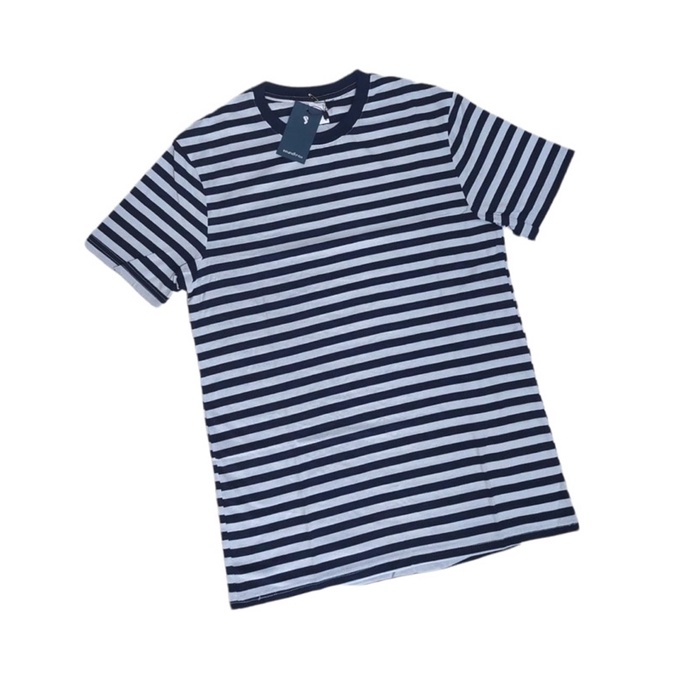 Soundtrax Stripe Tee | Kaos strip polos