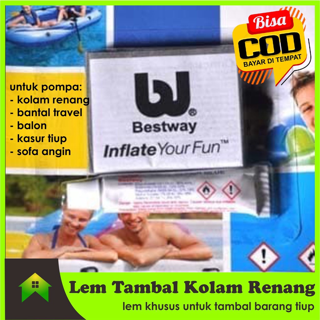 

Lem Kolam Renang tiup lem tambal ban lem kolam angin lem tambal kolam repair kit lem pelampung