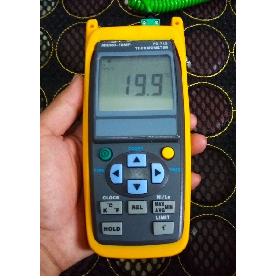 Thermocouple Thermometer Single Input Type K
