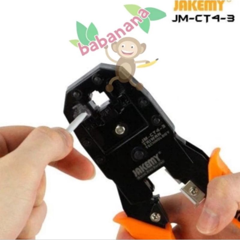 Jakemy crimping tool JM-CT4-3 lan kabel rj45 alat krimping tang cable