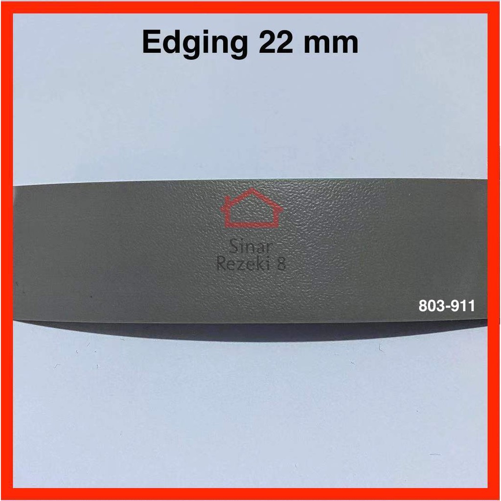 Edging HPL 803-911 ABU 22 mm PVC Pinggiran Meja Kayu Woodgrain taco