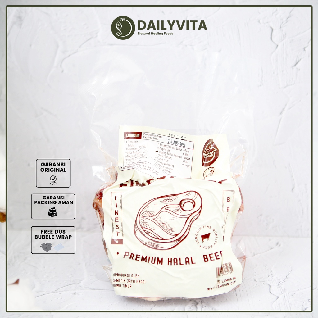 

Lemooin Daging sapi grassfed /Buntut Super/ IGA super/Paru /Tulang sum sum/Tulang Belakang 500 gr