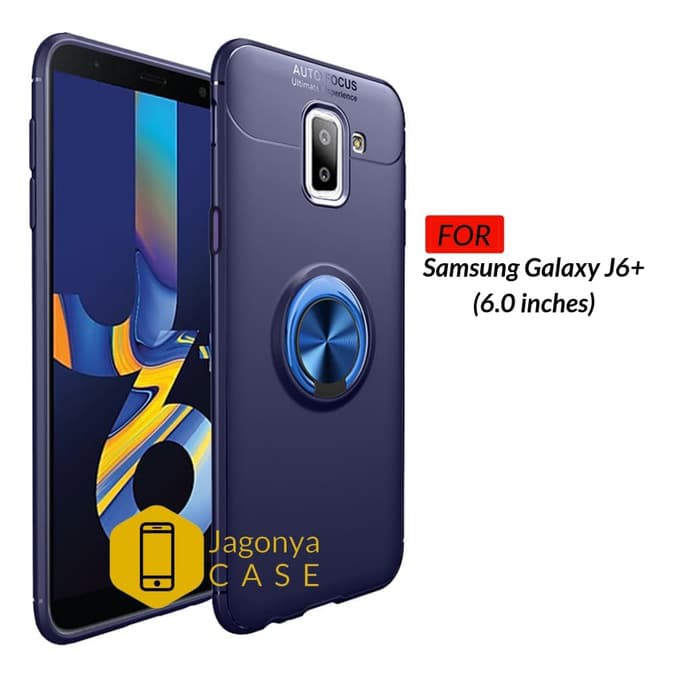 Case Samsung J6 Plus J6+ Autofocus Invisible Iring Soft Case