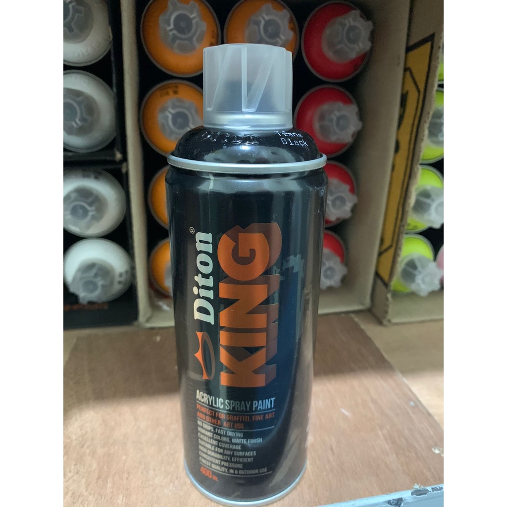 

Diton King DK302 TRANSPARANT BLACK - Acrylic Spray Paints
