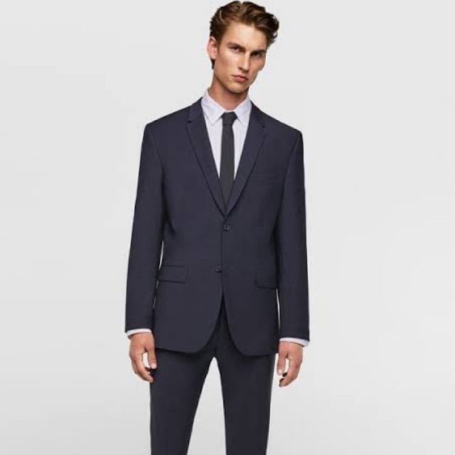 Jas Blazer Zara Wool Blend Suit Original made in Morocco