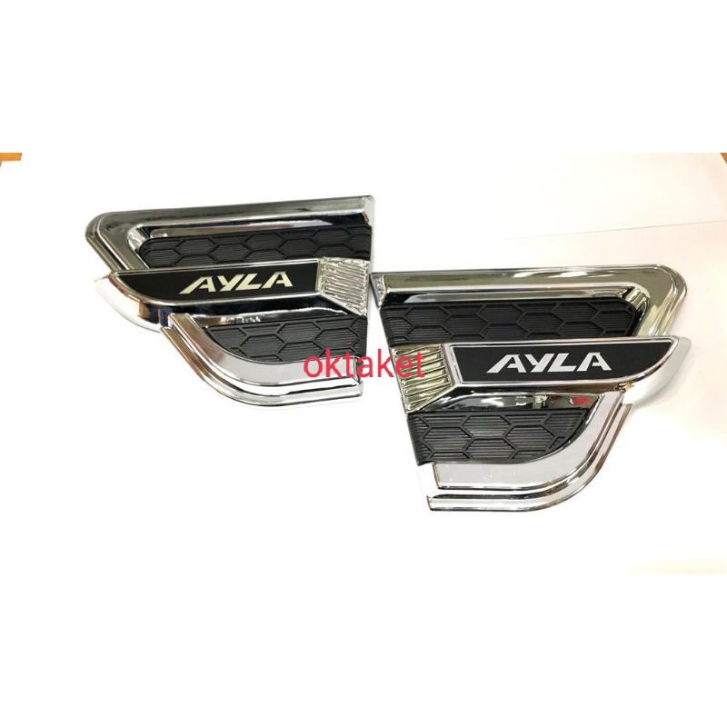 side Vent side air flow Ayla activo chrome