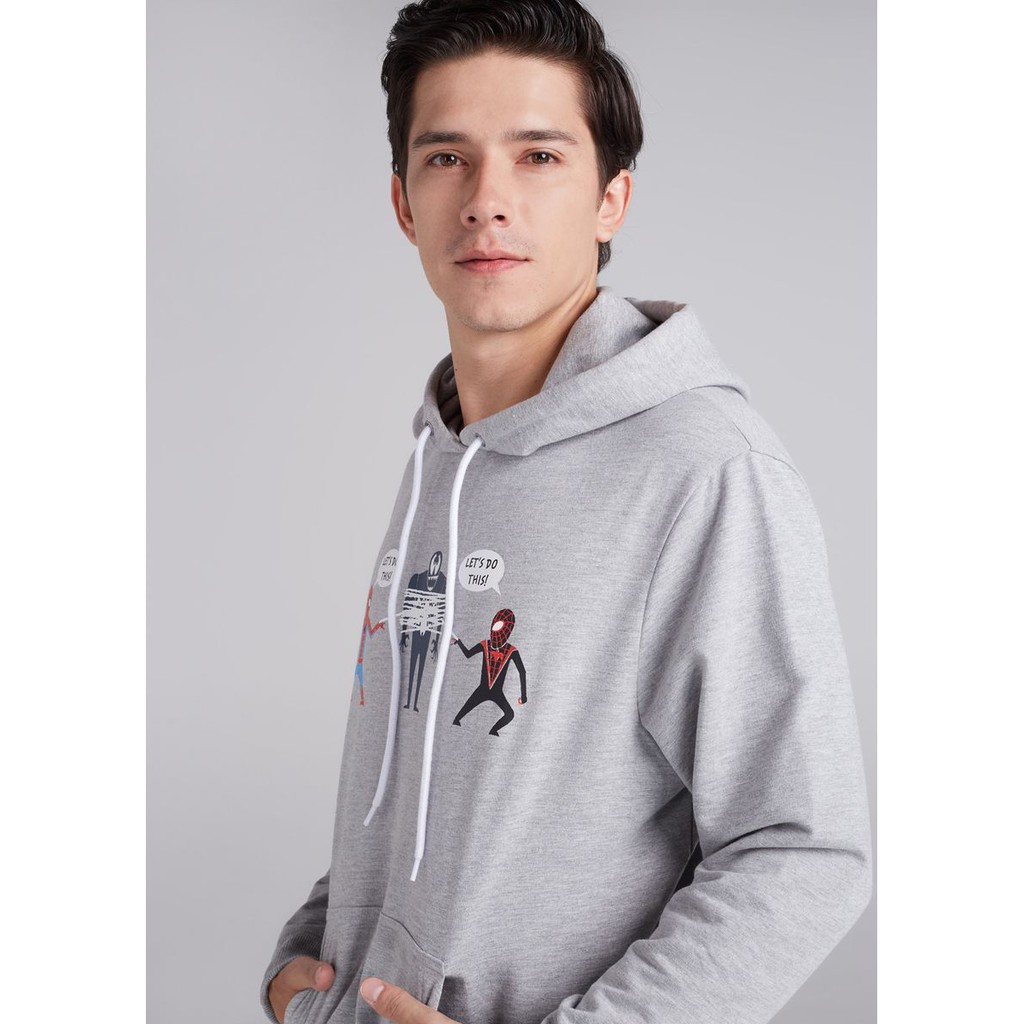 Jacket Official Marvel Spider Man - Jaket Hoodie Pria - DNYSS19MCLJK151A