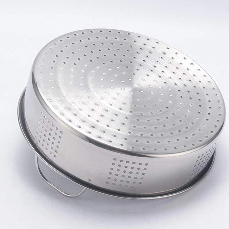 1pc Keranjang Kukusan Dim Sum / Pangsit Bahan Stainless Steel Tebal Untuk Dapur