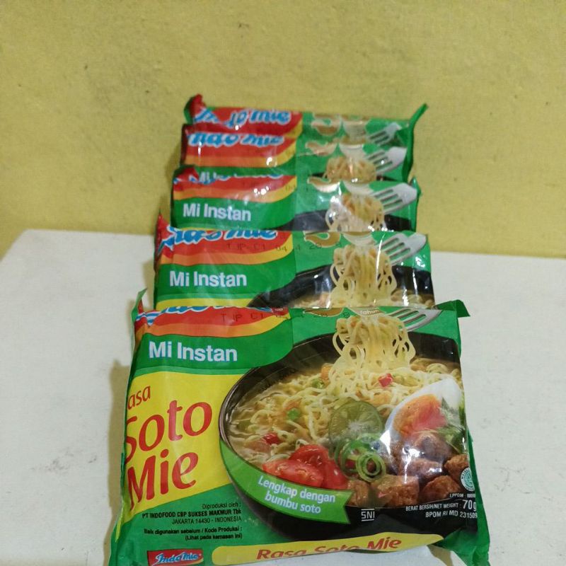 

Indomie rasa soto mie/isi 5 pcs