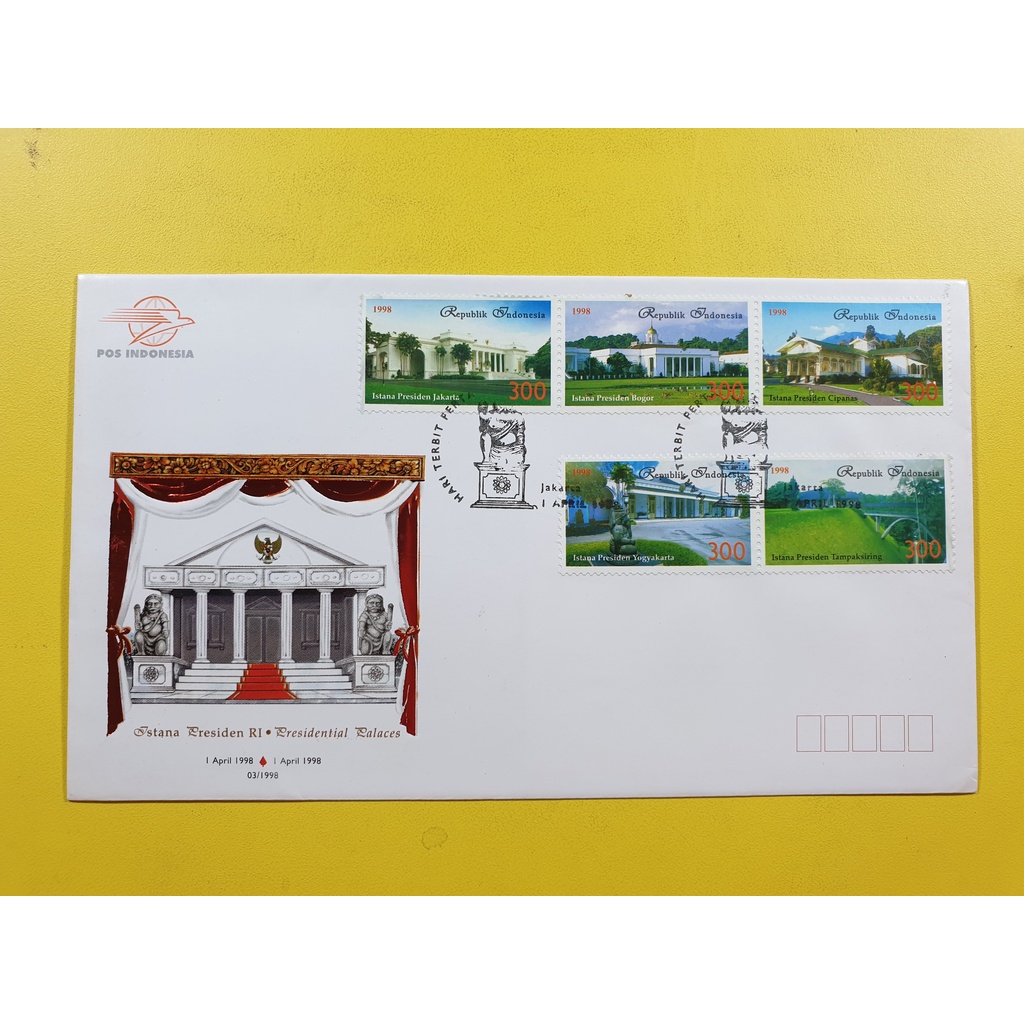 

PERANGKO SHP ISTANA PRESIDEN RI 1998