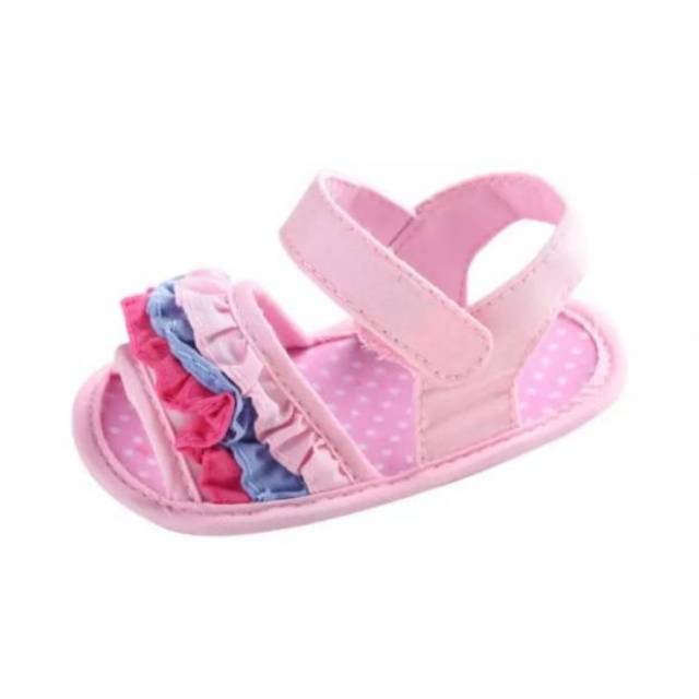 SEPATU SANDAL BAYI BABY GIRL PREWALKER PW SHOES SIZE 13