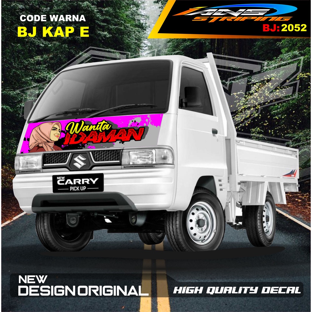 DECAL STIKER KAP DEPAN CARRY L300 PICK UP / STIKER KABIN CARRY L300 / STIKER KAP CUP DEPAN L300 PICK UP / STIKER MOBIL