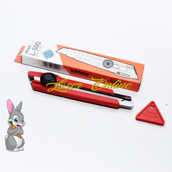 

Promo Bulan Ini Cutter Besar Kenko L500/Kater L-500/Pisau Cuter L 500/Pemotong Kertas Murah