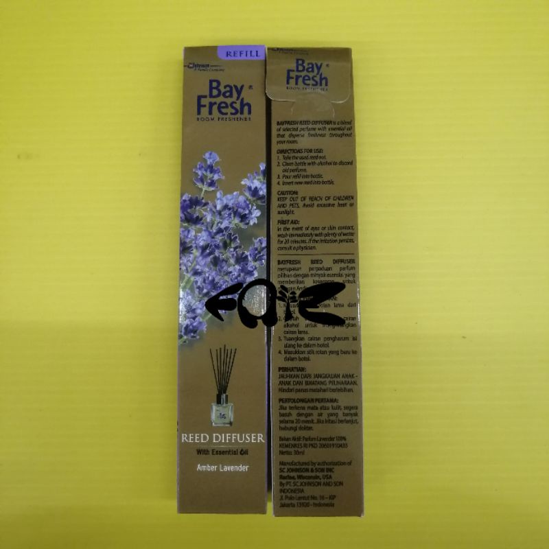 Bayfresh Reed Diffuser Reffil-Amber Lavender
