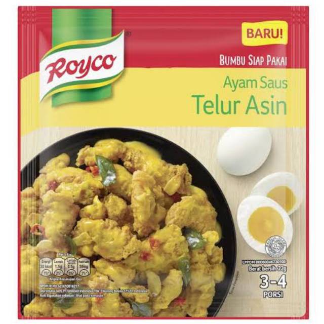 

Royco Saus Telur Asin 22gr Royco Salted Egg