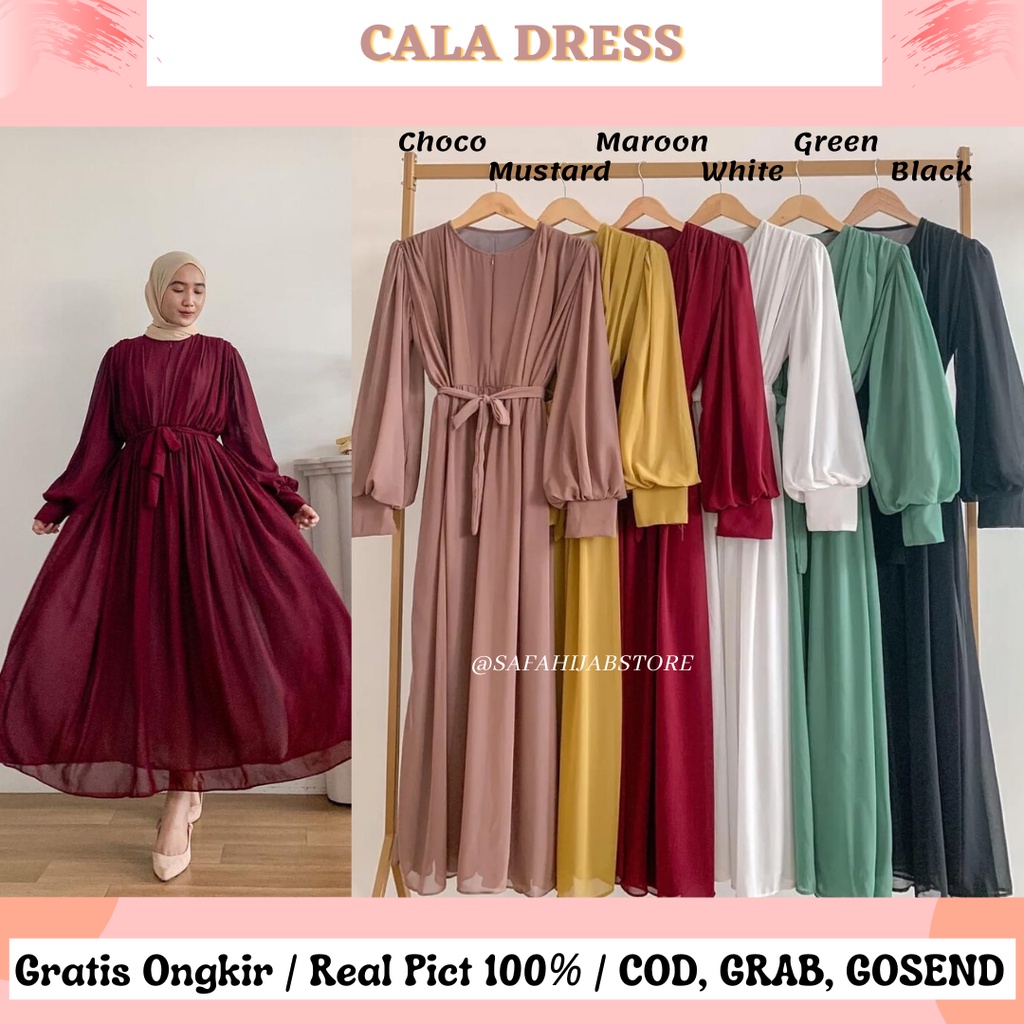 CALA DRESS / DRESS POLOS / DRESS KONDANGAN / DRESS PESTA / BUSUI