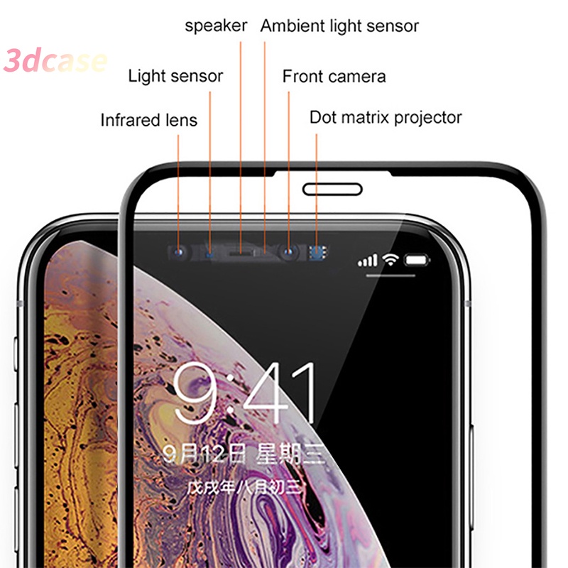 9H 9D Full Cover Tempered Glass untuk Xiaomi Redmi POCO X3 NFC X3 PRO Redmi 9C NFC 9A 9i 10X POCO M2 PRO Redmi Note 7 PRO 9 8 10 10S 9 PRO MAX 7S 9S OPPO A15 A15S A54 A53 2020 A93 A7 A5S A9 2020 A5 2020 A11 A12 A3S A12E Screen Protector