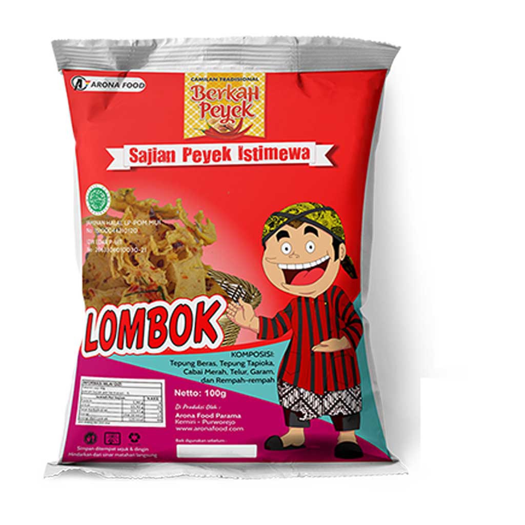 

ARONA FOOD PEYEK LOMBOK / PEYEK CABE / PEYEK PEDAS / PEYEK SETAN 100g