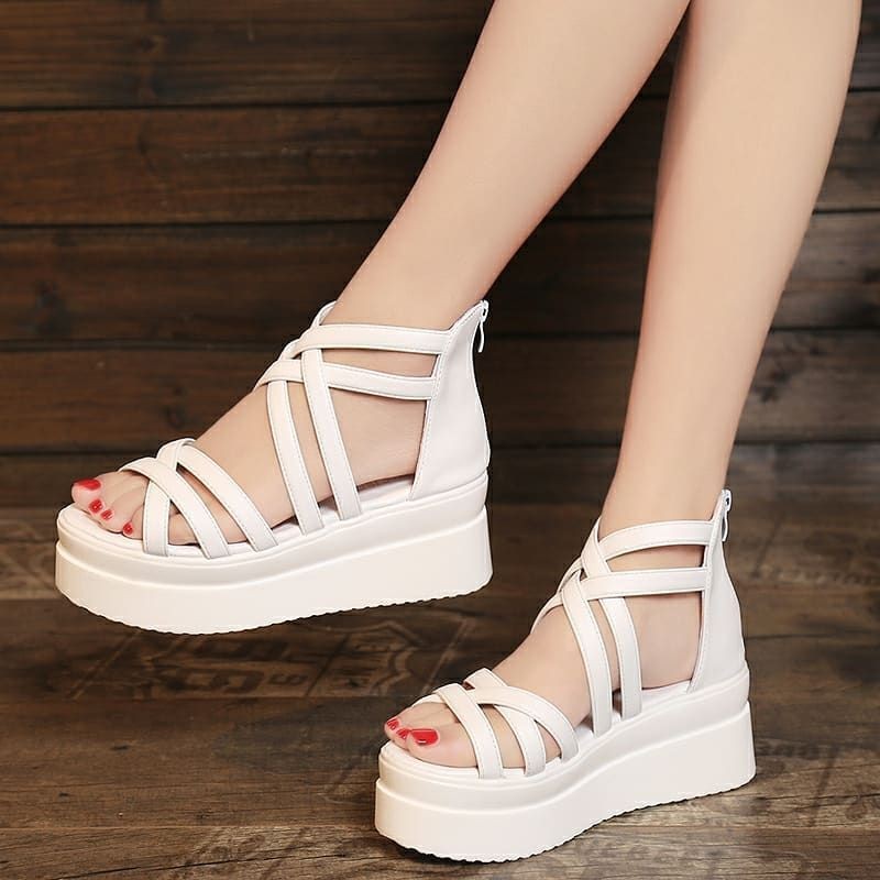 sendal wedges wanita import tipe 1720