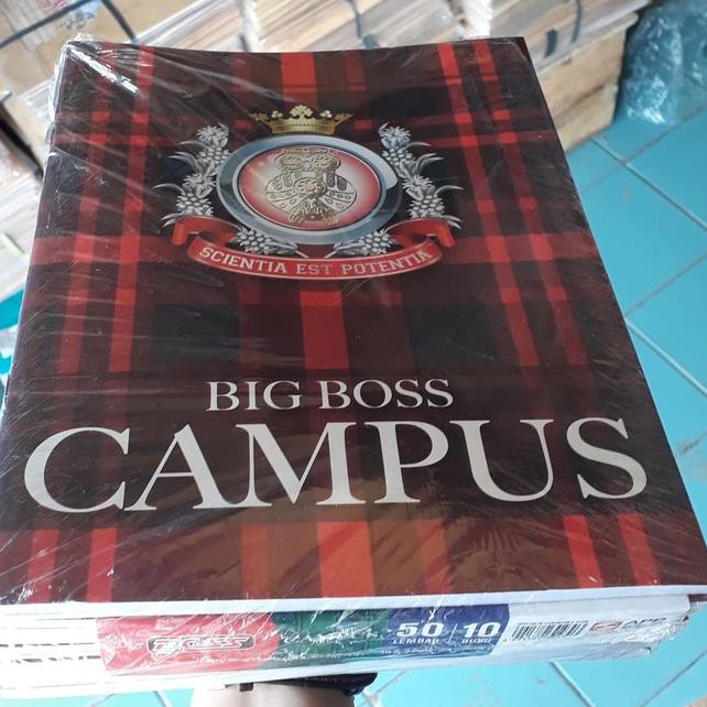 

zdw.>!935XU Buku Tulis Campus Big Boss 50 Lembar 1 pak isi 10 Buku ST045