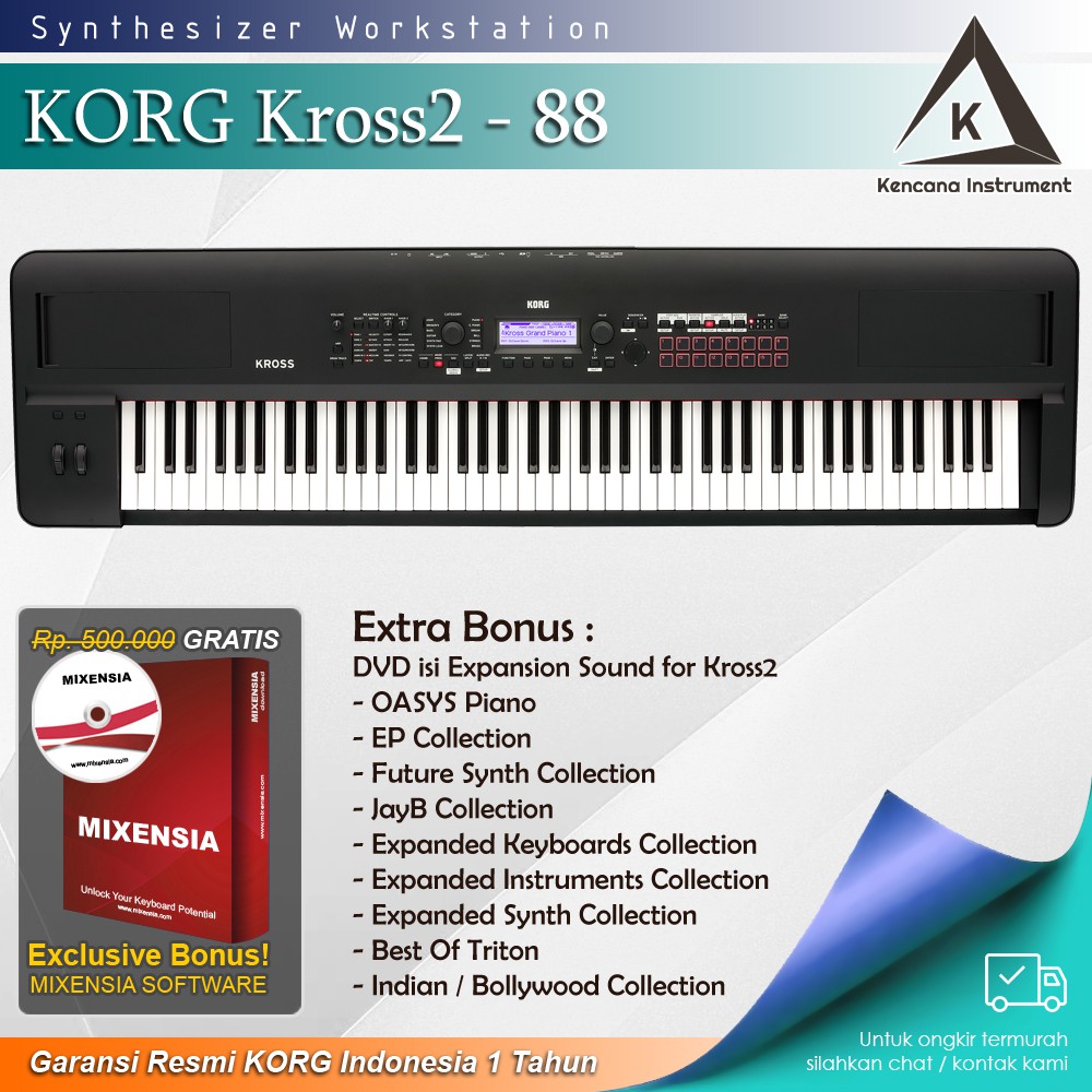 Korg Kross2 88 / Kross 2 Keyboard Synthesizer Garansi Resmi