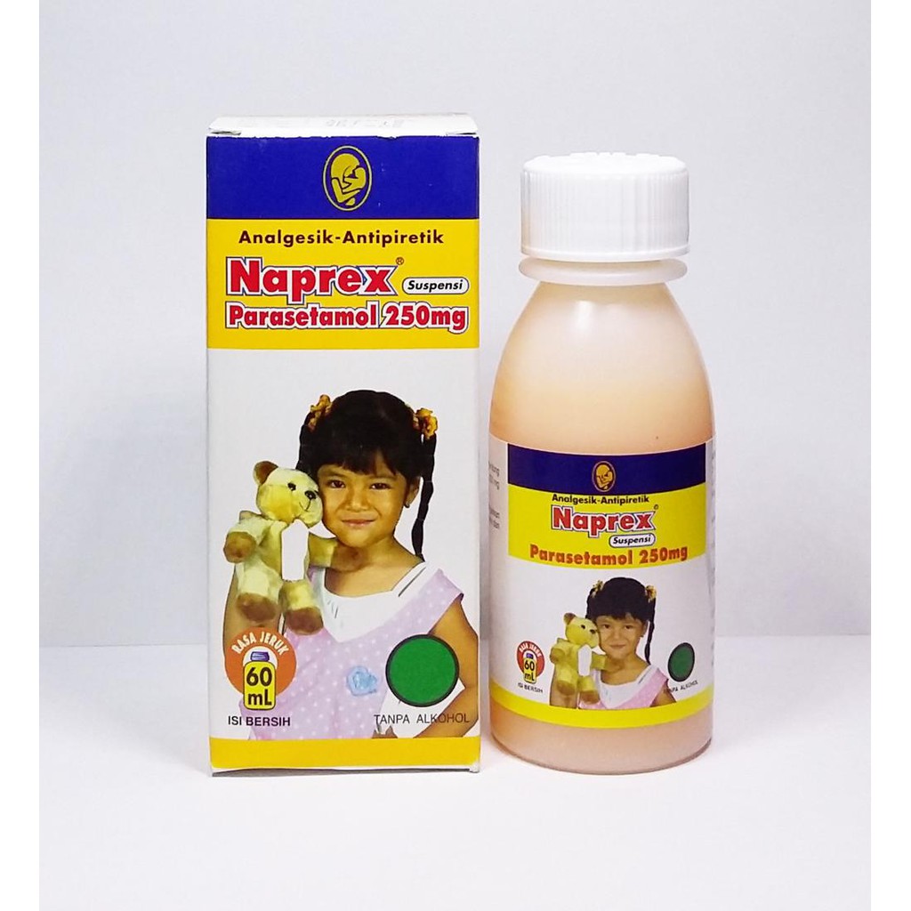 Naprex Suspensi Syrup Parasetamol 250mg Isi 60ml Shopee Indonesia