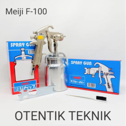 SPRAY GUN MEIJI F100 TABUNG BAWAH TAIWAN - MEIJI F 100 - SPRAYGUN