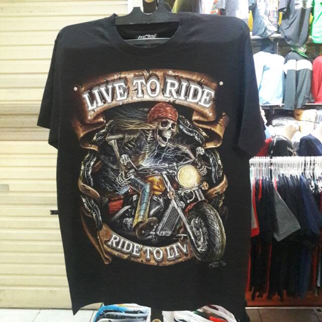  KAOS  GLOW IN THE DARK ROCKCHANG KAOS  HARLEY BAJU GLOW IN 