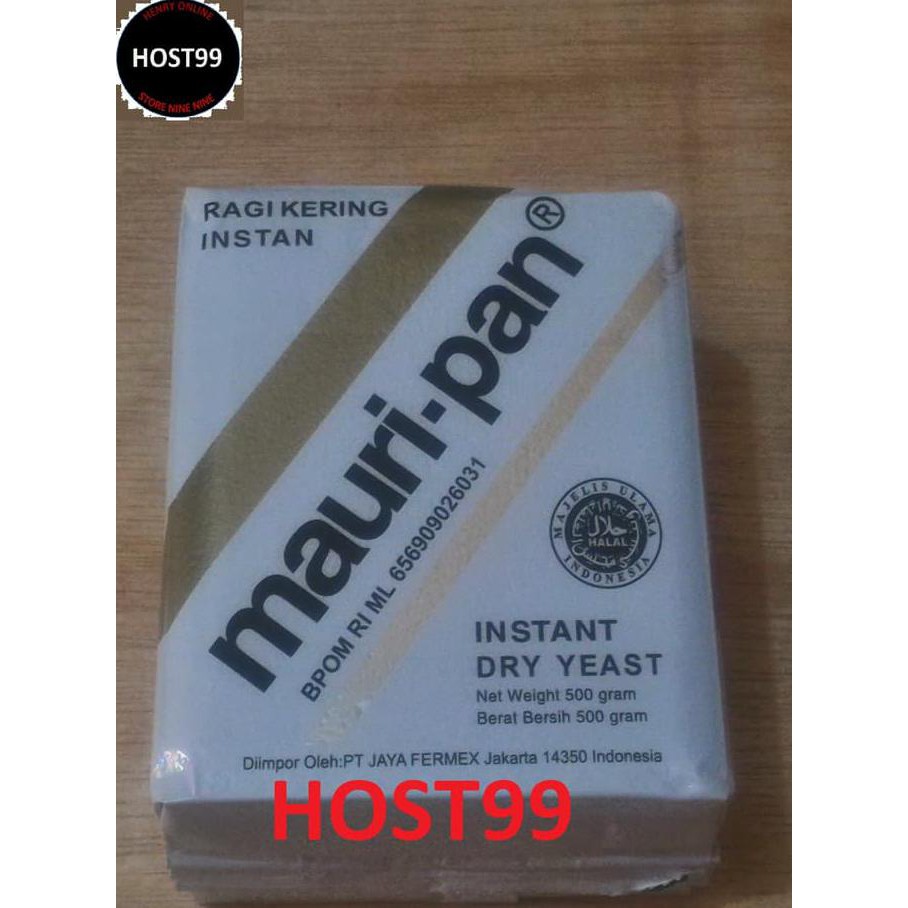 

31.87-Kue- Ragi Kering Instant Yeast Dry Mauripan 500Gr -Terlengkap-Termurah-Dijamin.