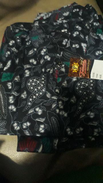 Real Pict Kemeja  Batik Pria Bordir Sogan Hrb026 Batikaf Notoarto Batik Ipnu-ippnu Hem Pria