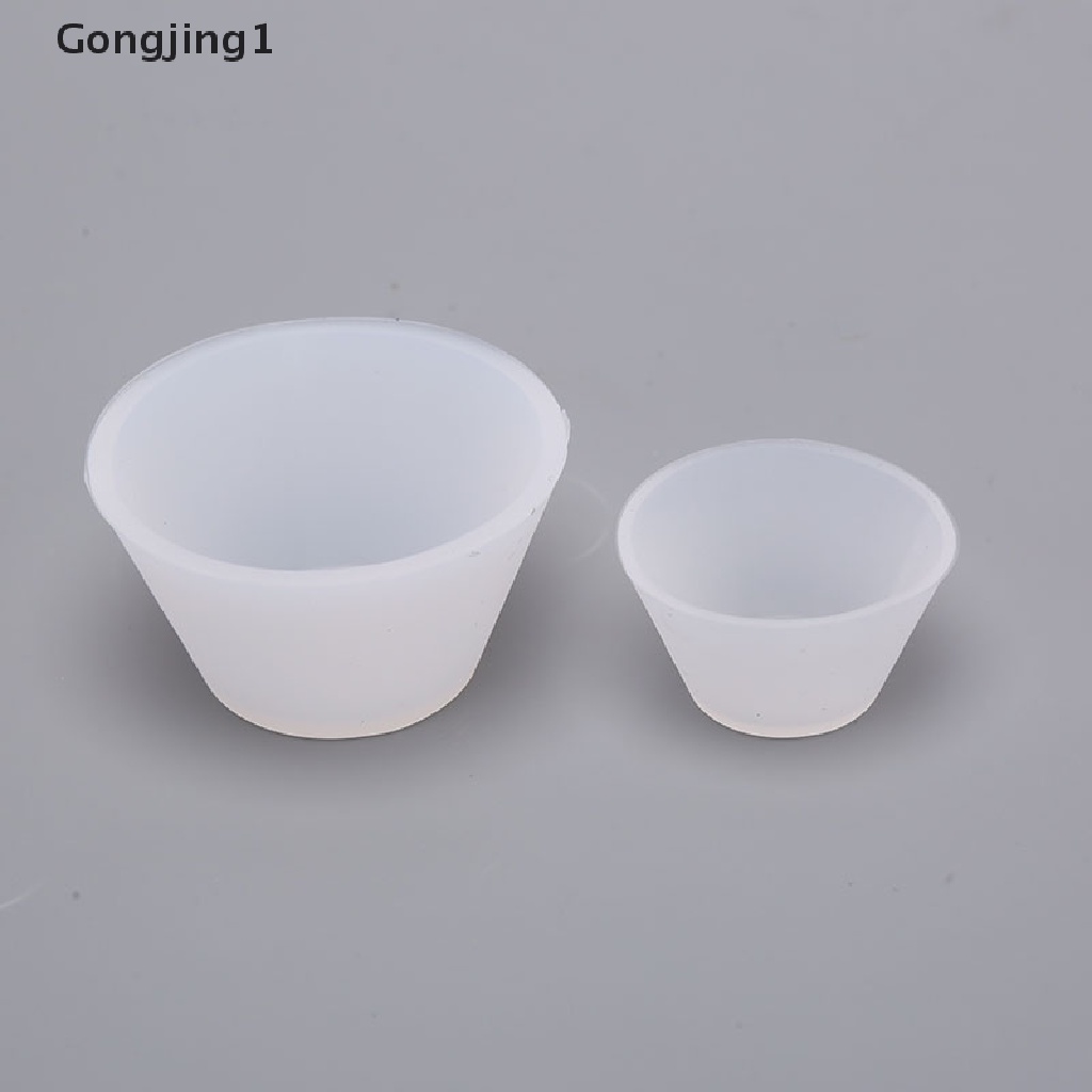 Gongjing1 Gelas Ukur Bahan Silikon Untuk DIY Handmade Craft Resin