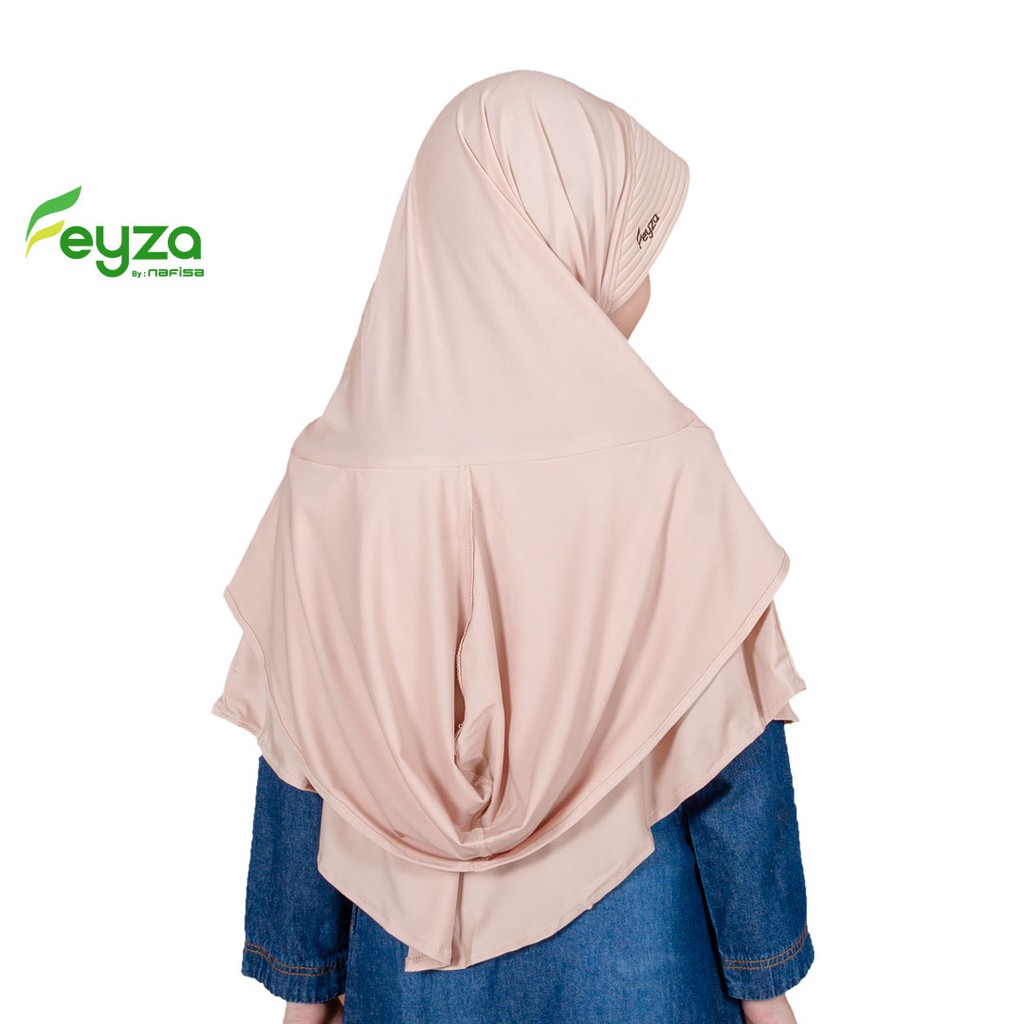 Jilbab Instan Anak Feyza Griselda | Hijab Instan Remaja Kerudung Modis Pet Kecil 10 - 15 Tahun