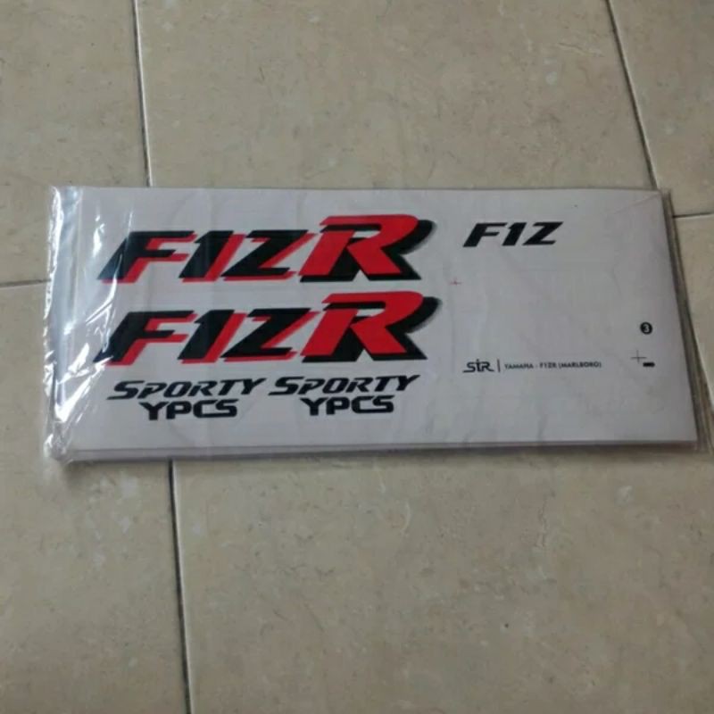 STRIPING STIKER MOTOR YAMAHA FIZ R MARLBORO MERAH PUTIH