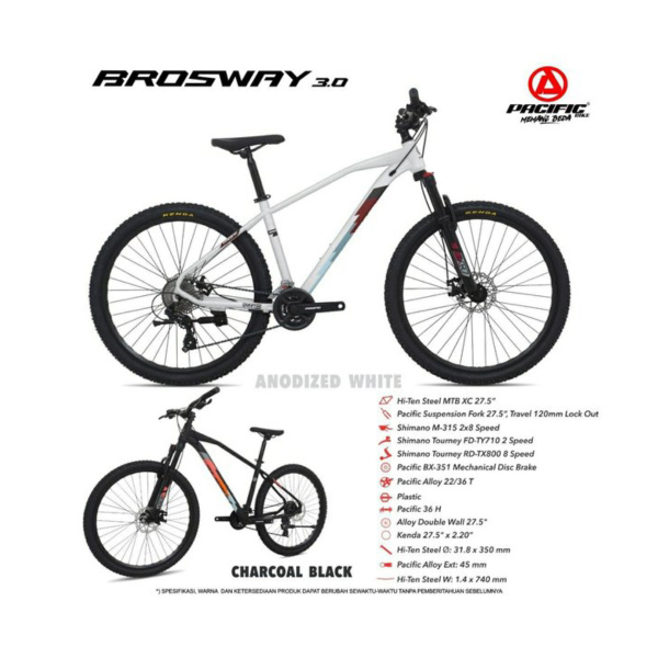 Dijual Pacific Brosway Sepeda MTB 27.5 Murah Limited