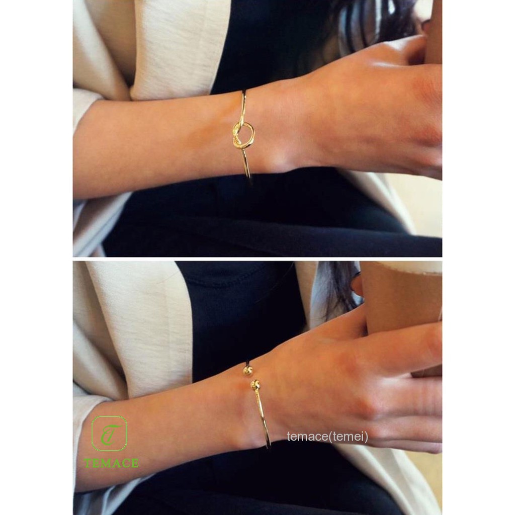 Women Gelang wanita Baja Titanium Bangle zirkon yang indah Bracelet Jewelry-8