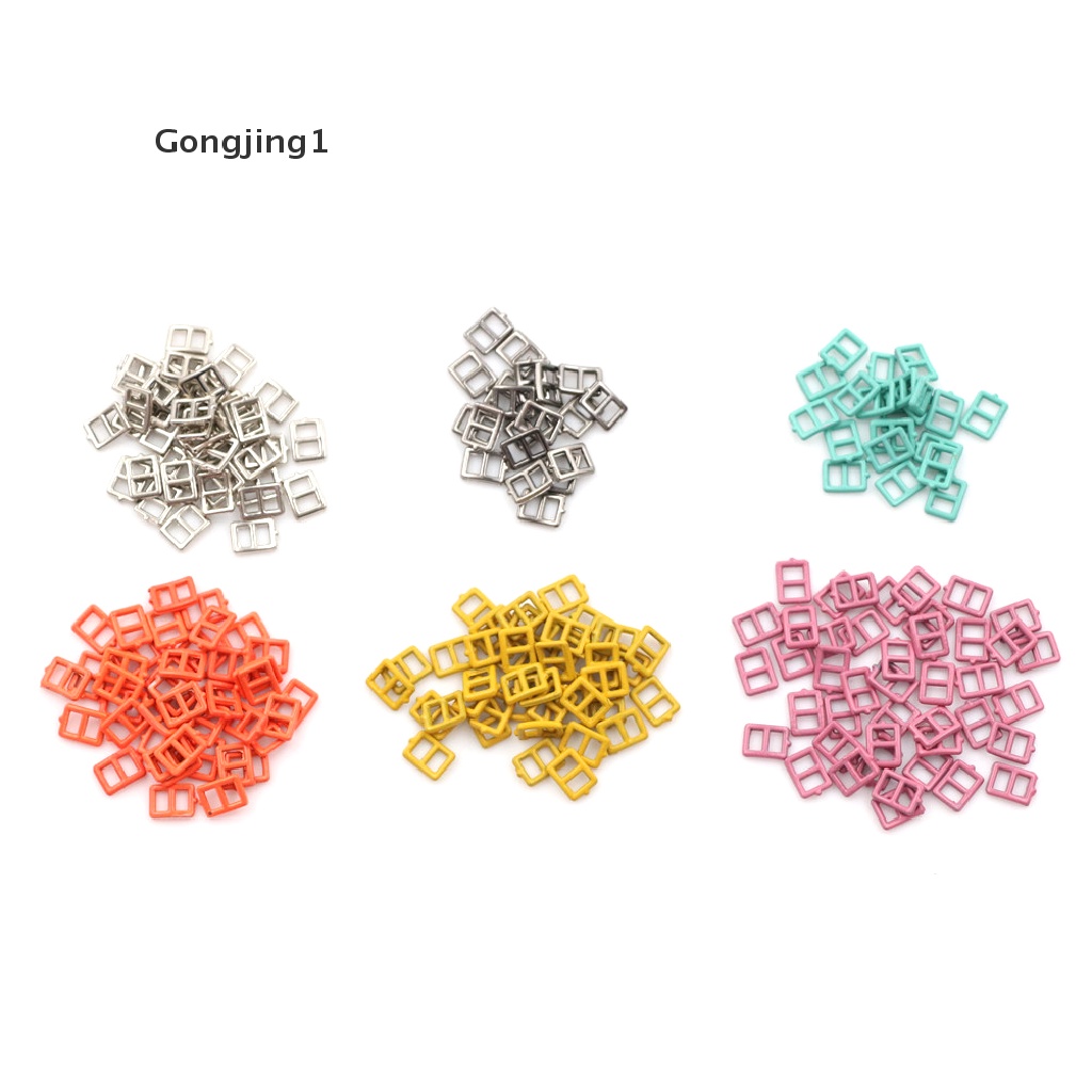 Gongjing1 20pcs Gesper Ultra Kecil 3MM Diy Untuk Pakaian Boneka blyth bjd