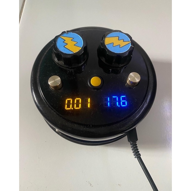 power supply tattoo 2potensio bulat besar / mesin tattoo machine tattoo jarum tattoo jarum tato tato