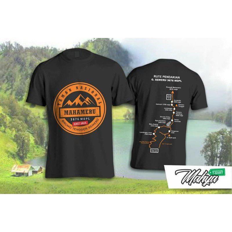 Kaos Baju Pendaki Gunung Mahameru Puncak Semeru