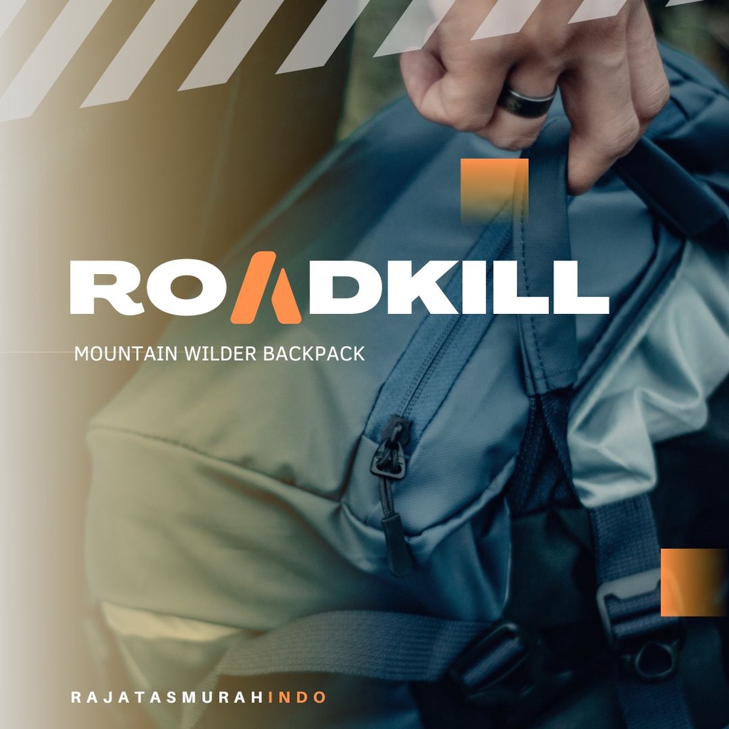 ROADKILL MOUNTAIN BACKPACK - TAS GUNUNG BIG CAPACITY UP TO 40L - TAS RANSEL MUDIK / TAS TRAVEL / TAS HIKING / RANSEL COWO / RANSEL OUTDOOR