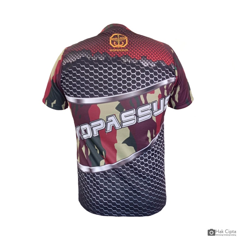 Kaos Dry Fit KOPASSUS / Kaos Jersey KOPASSUS Full Print - Premium A1