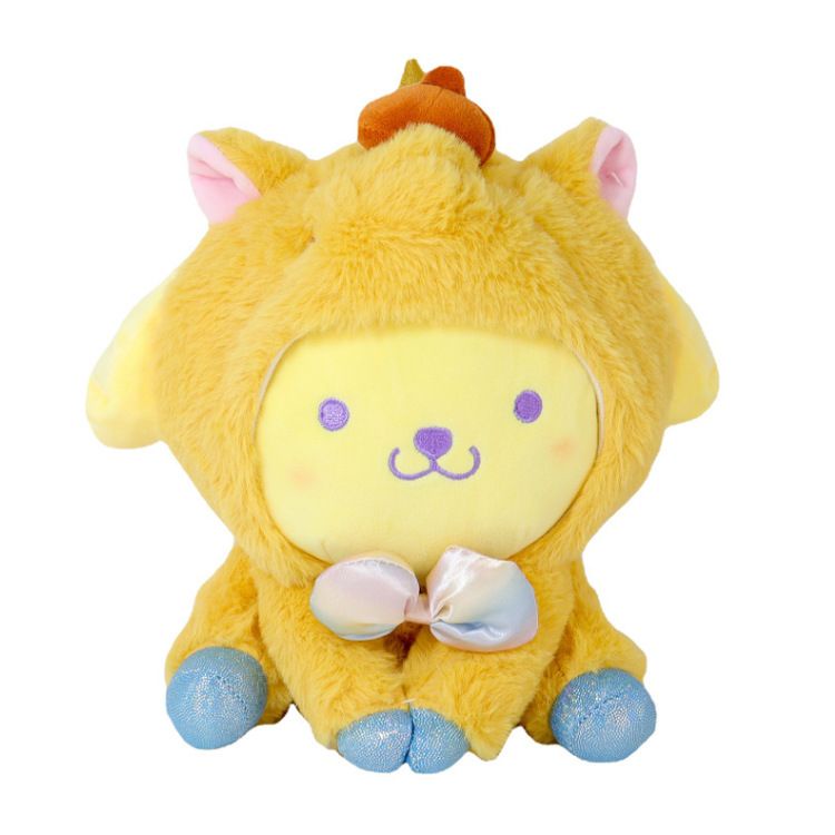 MAINAN BONEKA MELODY HELLO KITTY CINNAMOROLL POCHACCO DOG POMPOMPURIN KUROMI KOSTUM UNICORN IMPOR