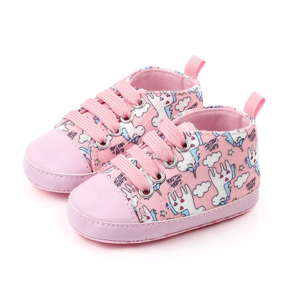 Sepatu Bayi Perempuan Prewalker Unicorn S1012 Pink