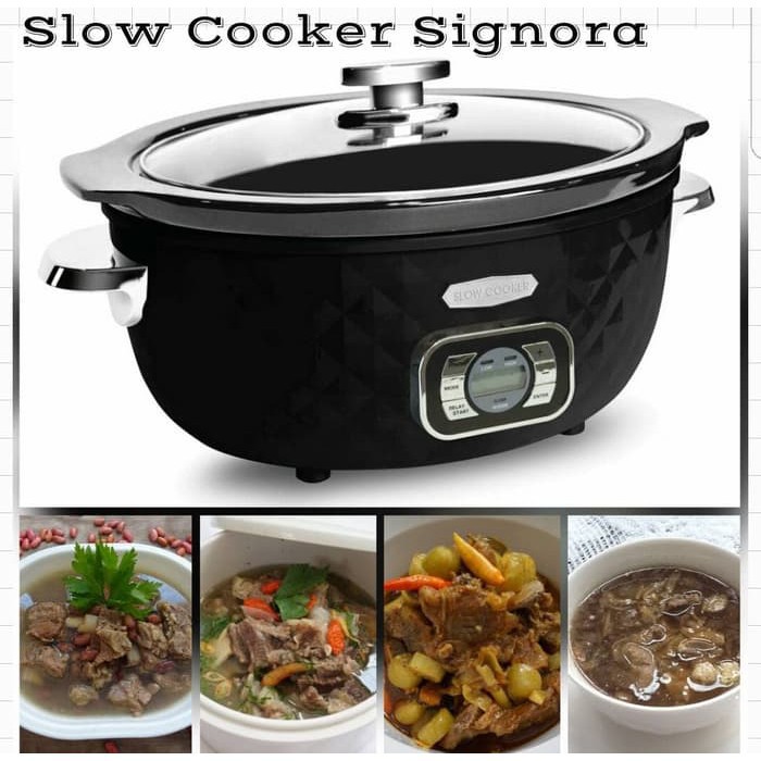 SIGNORA MINI SLOW COOKER DIGITAL BONUS KATEGORI 2