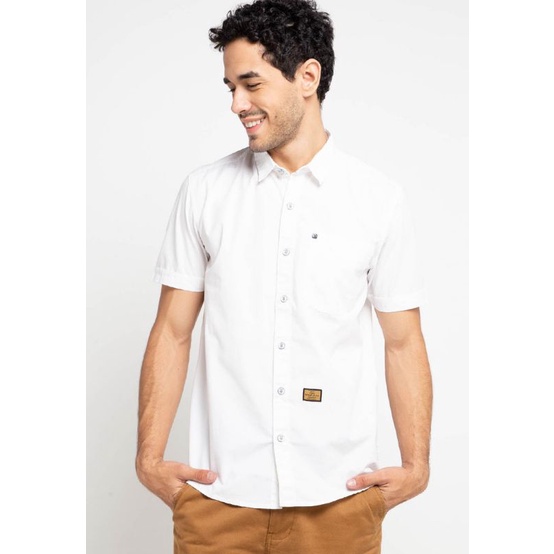 EMBA KEMEJA PUTIH PRIA LENGAN PENDEK TERBARU ORIGINAL BY EMBA JEANS
